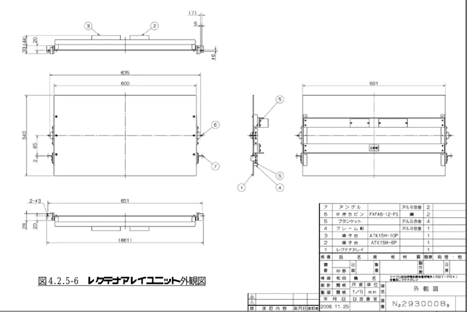 図 4.2.5-6  レクテナアレイユニット外観図 