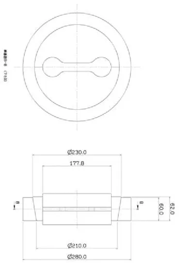 図 2.4-3  SPS 焼結に使用するダイ 