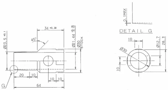 図 2.5.1-6  口金引張試験用突起なし 