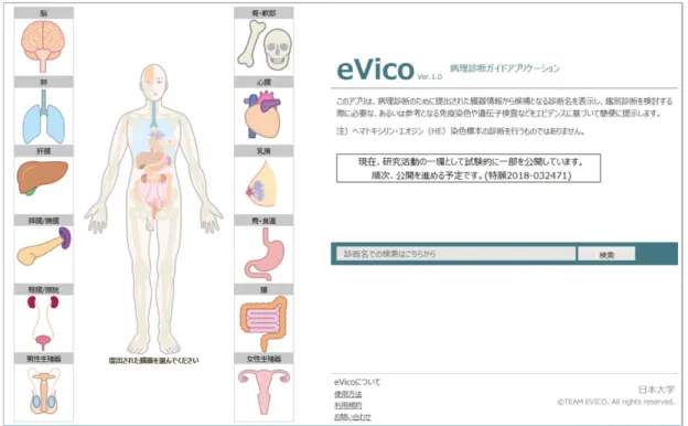 Figure 2   Top page of the present system