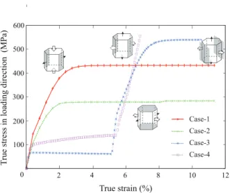 Fig. 9 Simulation results on Mg single crystal