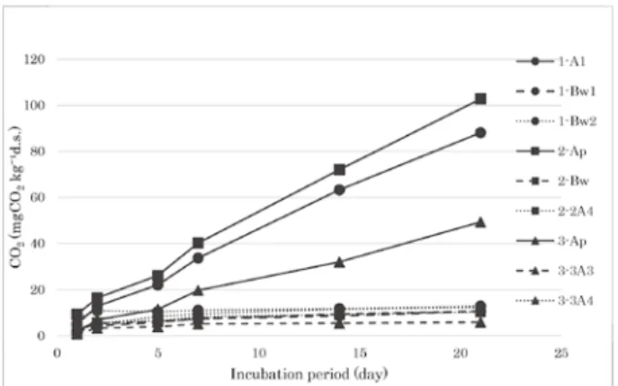 Fig. 5. Soil microbial biomass nitrogen of three sites  with selected three layers in FM Tsukui (No 