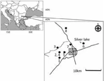 Table 1.  Habitat types surrounding to location of camera setting, sampling period (day) and sum of captures of  eadch camera.