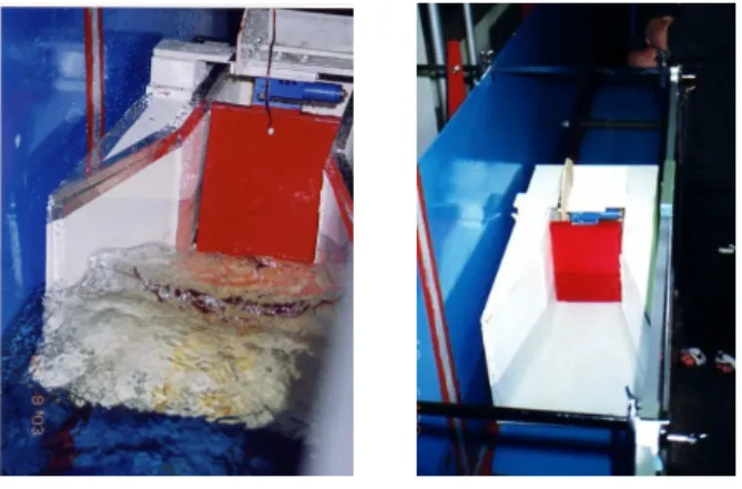 Fig. 2 Floating Pendulor Model in Test 