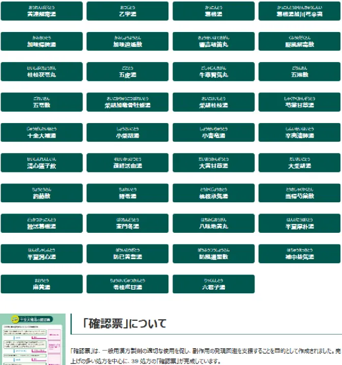 図 4  「服用前のセルフチェック」  < https://www.kampo-self.jp/checksheet/> 