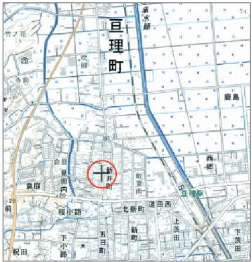 Fig. 13  Location of restoration work (Watari Town, Arai 26).