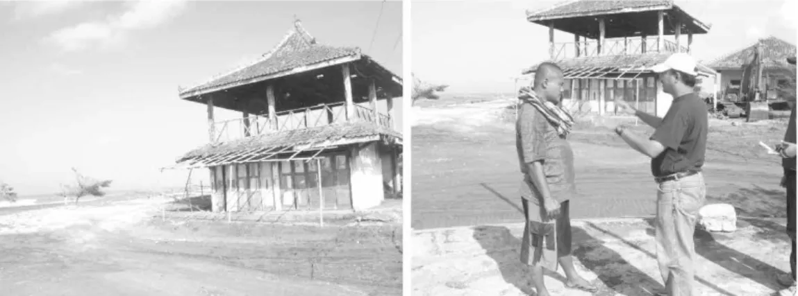 Fig. 18　Lawang 村 Pantai Congot の測定点