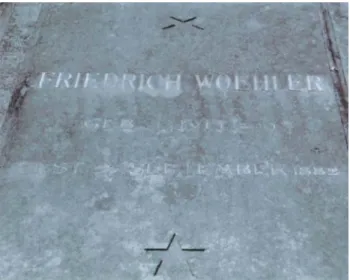 Fig. 131 When we stand facing to Wöhler s’ grave, H. Hubnlr’s grave is just back side