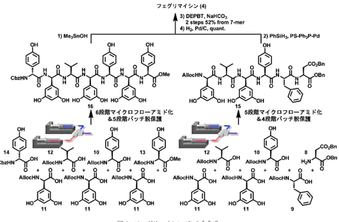 図 4 フェグリマイシン (4) の全合成