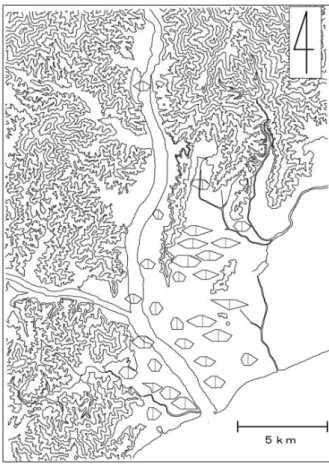 Fig． ５  Groundwater table (m, a.m.s.l) in Au- Au-gust, 2003.
