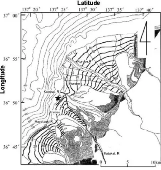 Fig． １ Sampling location and study area.