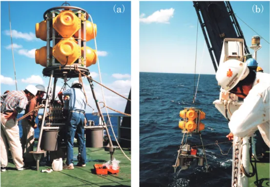 Fig. 2 An example of lander system: (a) The lander was constructed based on the de- de-sign by Jahnke and Christiansen (1989)