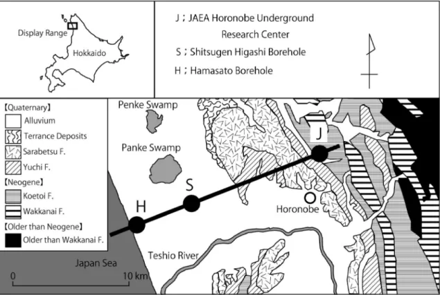 Fig. 2 Geological map showing the sampling locations.
