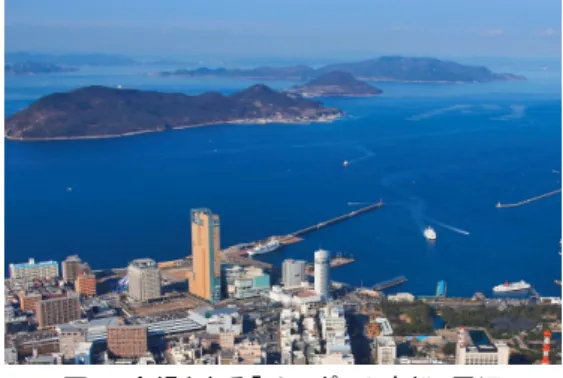 図 2  瀬戸内海の景色  図 3  会場となる「サンポート高松」周辺 