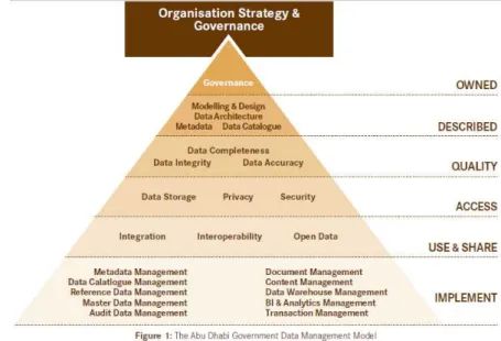 Figure 4 illustrates the distribution of effort across the Government Data Management Model for the Data Management Programme and the projects that follow