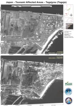 図 2.1-36  海外機関により作成された画像解析プロダクト例（George Mason Univ.） 
