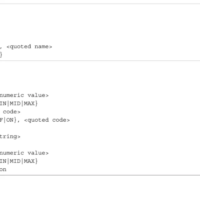 Table 3-1 SCPI command summary (continued)
