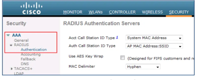 図  6.  Radius  認証サーバ    ステップ  3.  [ 新規（ New ） ]  をクリックします。