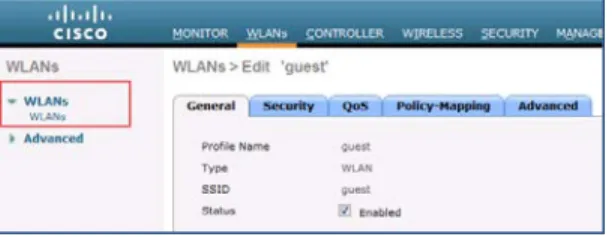 図  10.  WLAN  ステップ  3.  [ セキュリティ（ Security ） ]  タブを選択します。 ステップ  4.  [ レイヤ 2 （ Layer 2 ） ]  タブをクリックします 図  11  に示すように、 [ レイヤ 2 セキュリティ（ Layer 2 Security ） ]  タブ オプションが表示されます。 図  11