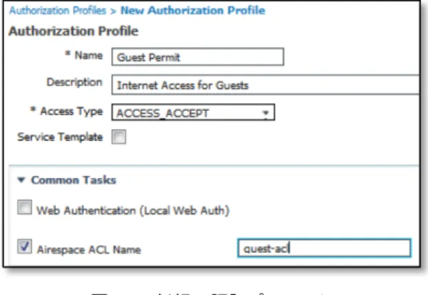 図  27  に示すように、 [ 新規の認証プロファイル（ New Authorization Profile ） ]  画面が表示されます。
