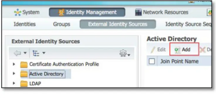 図  32.  ID の管理：外部 ID ソース ステップ  4.  接続ポイントの名前を入力します。