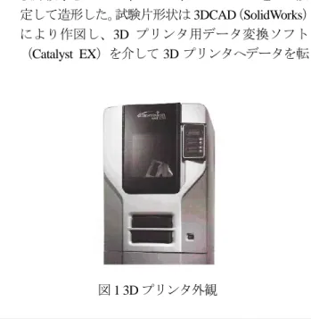 図 1 3D プリンタ外観 