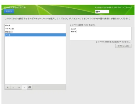 図 4-6　レイアウトのテスト