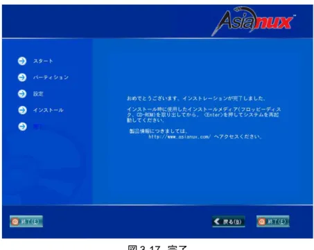 図 3-17　完了