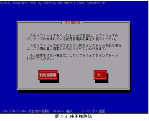 図 4-3　使用権許諾