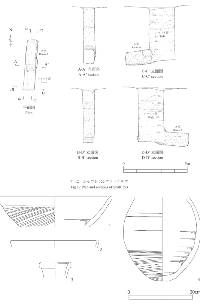 図 13　シャフト 153 出土土器