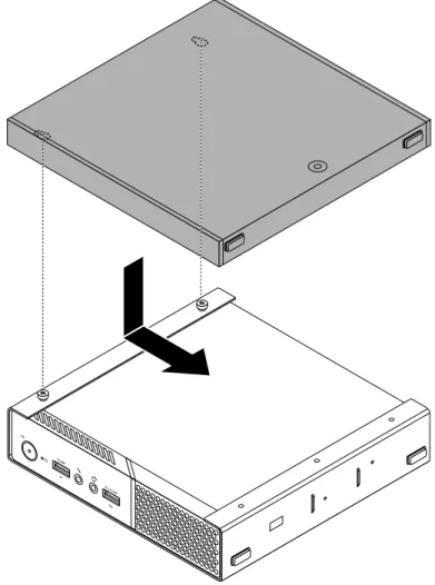図 26. I/O ボックスの取り付け