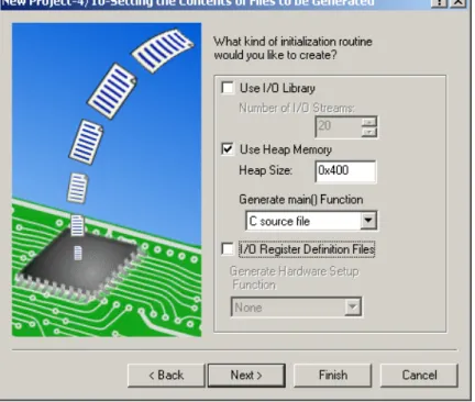 図 2.2  New Project ウィンドウ 4 