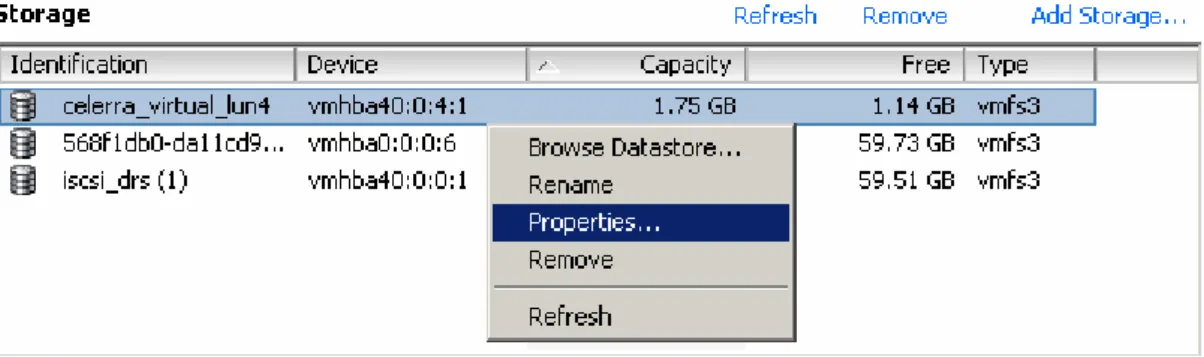 図 27 ： iSCSI LUN の属性