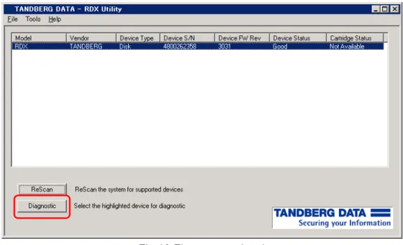 Fig 10 Firmware update1  4-2-2-4.    Click “Utility” tab. 