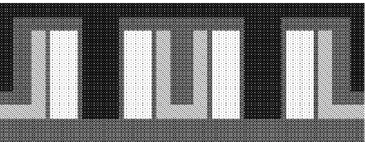図 3-5．提案方式の 2 入力 NAND の断面図
