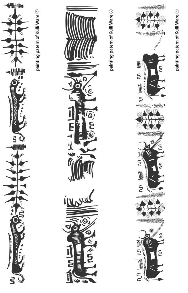 Fig. 6  Painting patterns of Kulli Ware in the Aichi Prefectural Ceramic Museum (2)