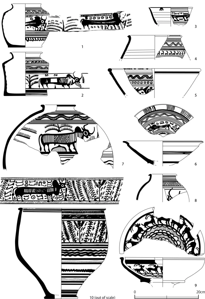 Fig. 13  Kulli Ware and Kulli-related Pottery discovered from various sites