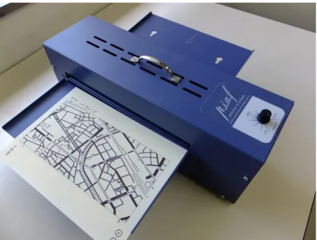Figure 2.2: Swell-Form Graphics Machine for Producing Tactile Graphics 