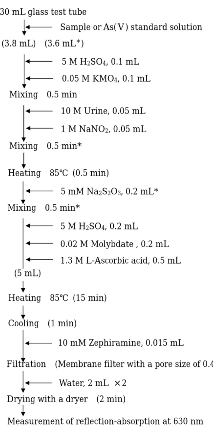 Fig. 2.4  On-site analytical procedure. 