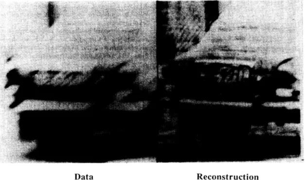 Figure 2.3 The example of the maximum entropy method used to improve the image in the  field of image restoration technology