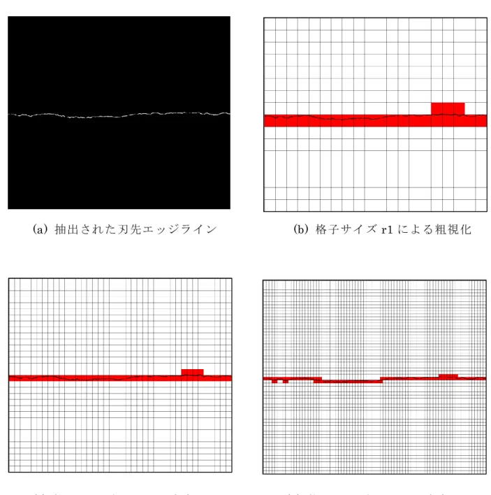 図 3.5  ボックスカウント法による粗 視化のイメージ 