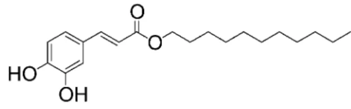 Fig.  1.    Chemical  structure  of  caffeic  acid  undecyl  ester