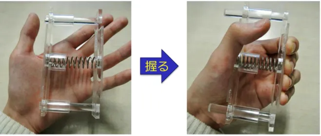 図  4.1  実物体の変形の様子 