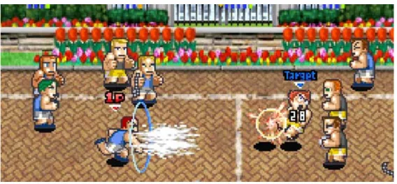 Figure 1.2: Video Game Dodgeball : Super Dodgeball Brawlers (2008)