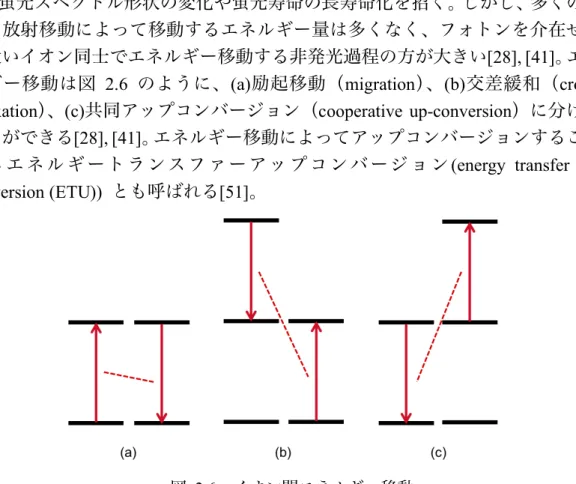 図  2.6  イオン間エネルギー移動 