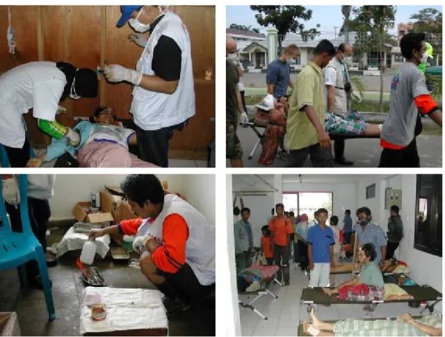 Figure 2.3.Critical patient and condition in post-tsunami, Aceh, Indonesia 