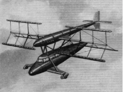 Fig. 1.5:Cyclogyro-based airplane planed in 1930s [24].