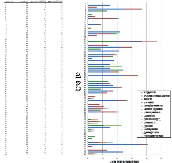 図 8 分子経路でエンリッチされた標的タンパク質の分子機能カテゴリ別分類（ Mizu- Mizu-tani ら [45] より引用）