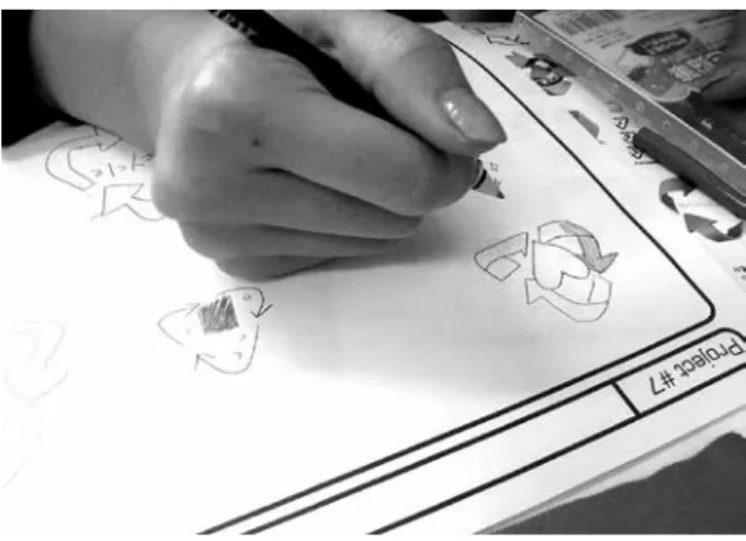 Figure 1: Example of educand work in progress