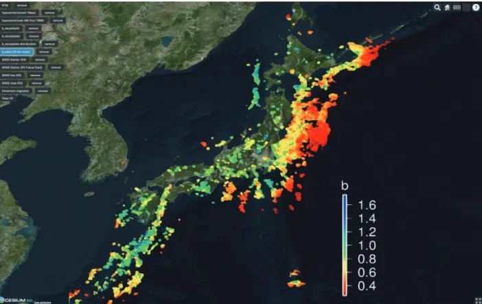 Fig. 3.  A spatial distribution map of   value.